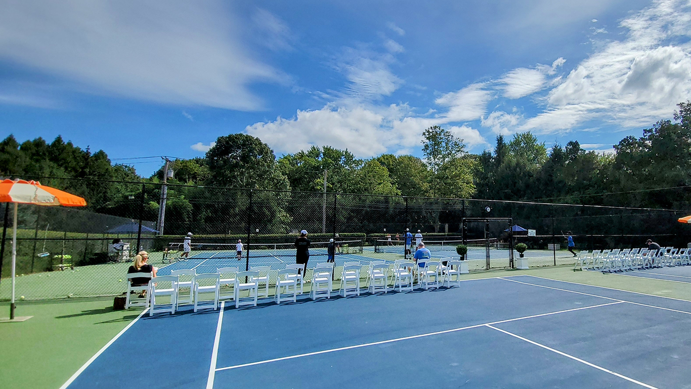 Tennis on vacation in Shelter Island and the Hamptons